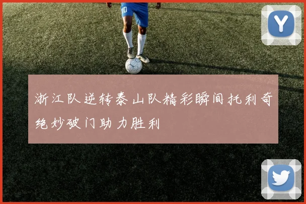 浙江队逆转泰山队精彩瞬间托利奇绝妙破门助力胜利